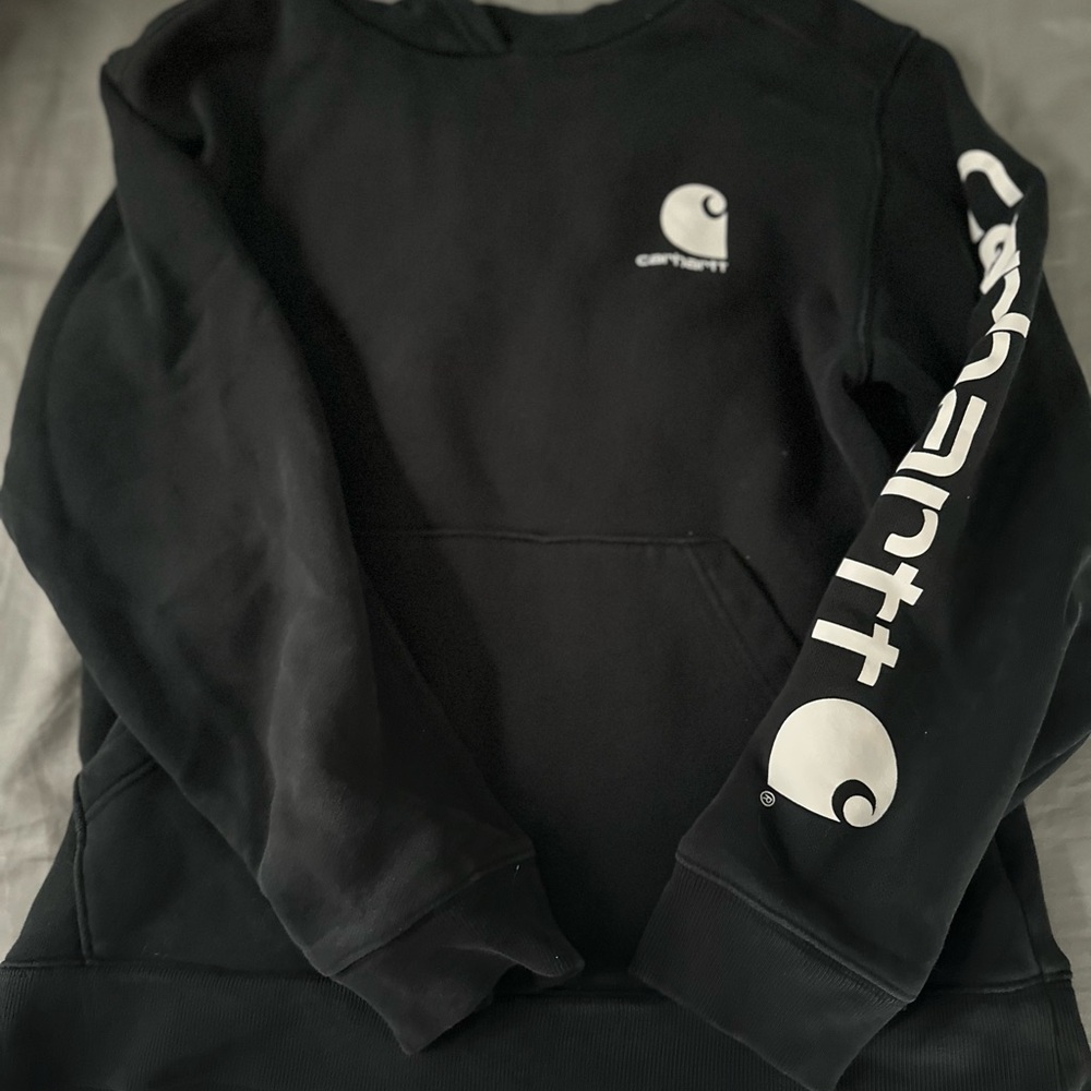 Carhartt Black Hoodie with Logo